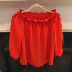 NWT Eva Mendes off the shoulder blouse